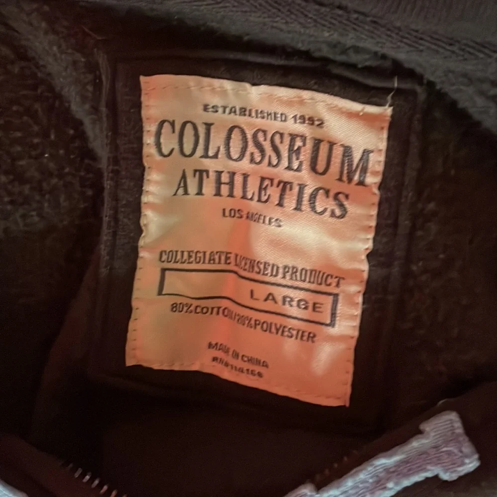 CAROLINA zip up hoodie size L navy - Picture 3 of 3